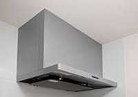 ホーロー整流板付きレンジフード